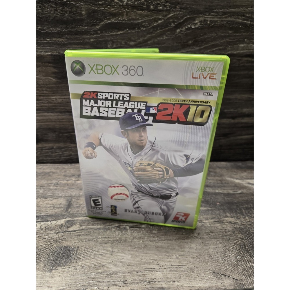 Major League‎ Baseball 2K10 (Microsoft Xbox 360, 2010) CIB Tested & Working